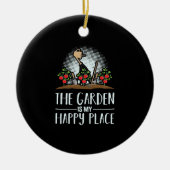 Funny Gardens Keramik Ornament (Vorne)