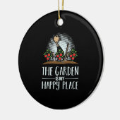 Funny Gardens Keramik Ornament (Links)