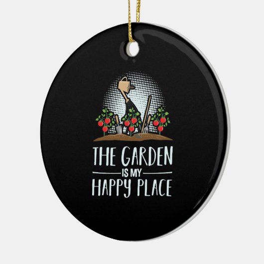 Funny Gardens Keramik Ornament (Links)