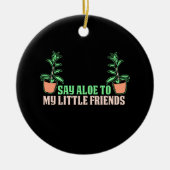 Funny Gardens Keramik Ornament (Vorne)