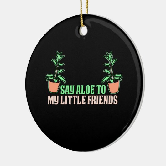 Funny Gardens Keramik Ornament (Links)