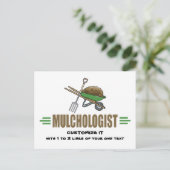 Funny Gardens Postkarte (Stehend Vorderseite)