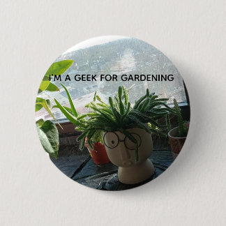 Funny Garening Button