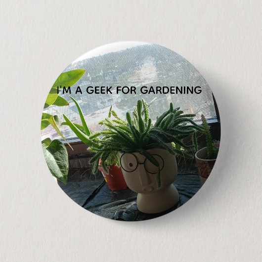 Funny Garening Button (Vorderseite)