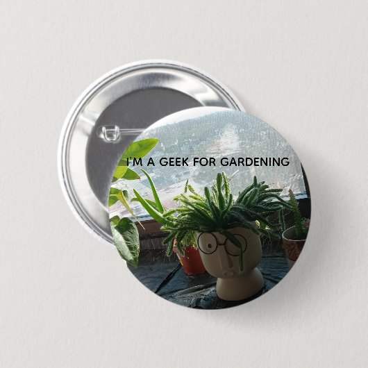 Funny Garening Button (Vorne & Hinten)