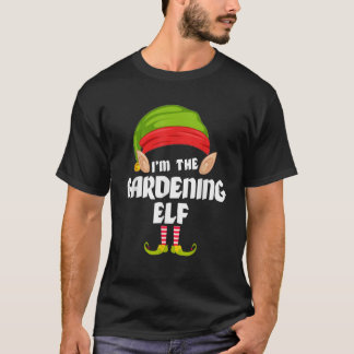 Funny Garening Elf Matching Family Group PJ Chris T-Shirt