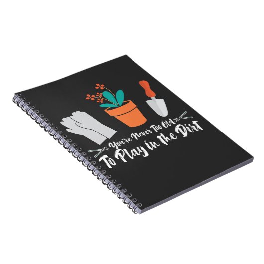 Funny Garening Joke Nature Pflanze Gardener Notizblock (Rechte Seite)