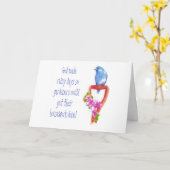 Funny Garening Zitat, Bluebird Karte (Gelbe Blume)