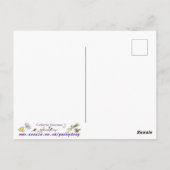 Funny Gateau Cartoon extravagant ein Kuchenangebot Postkarte (Rückseite)