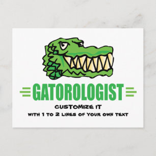 Funny Gators Postkarte