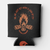 Funny Gay Cuzzi Heated Rivalry Cabin Campfire Dosenkühler (Vorderseite)