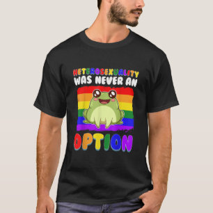 Funny Gay Frog LGBT Flag Regenbogen Prig Kawaii T-Shirt