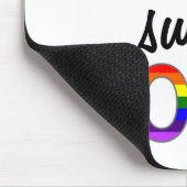 Funny Gay Homo Sweet Homo Mousepad (Ecke)