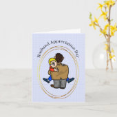 Funny Gay Husband Wertungskarte Karte (Gelbe Blume)