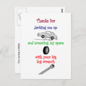 Funny Gay Postkarte (Vorne/Hinten)