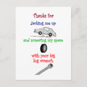 Funny Gay Postkarte (Vorderseite)