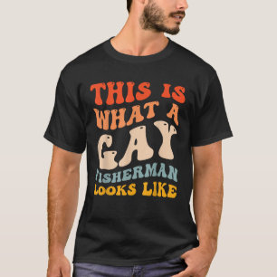 Funny Gay Pride Fischen, was ein Gay Fisherman sie T-Shirt