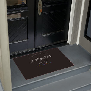 Funny Gay Pride LGBT Football Receiver Quarterback Fußmatte