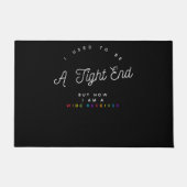 Funny Gay Pride LGBT Football Receiver Quarterback Fußmatte (Vorderseite)