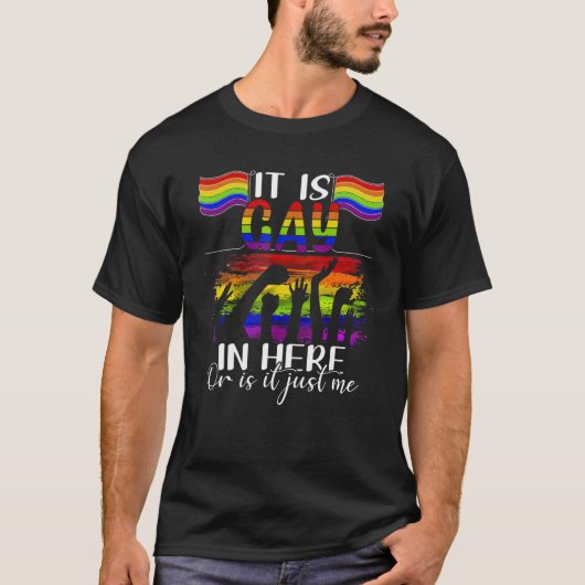 Funny Gay Shirts für Herren Pride Rainbow Geschenk (Vorderseite)