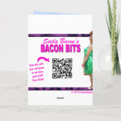 Funny Gay Weihnachten Log Card (Rückseite)