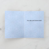 Funny Gay Weihnachten Log Card (Innenseite)