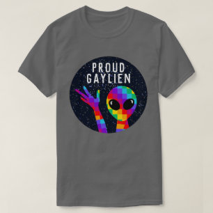 Funny GAYLIEN LGBT+ Gay Pride T - Shirt