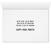 Funny Gayliens LGBTQ+ Prix Custom Card (Innenansicht Horizontal (Unten))