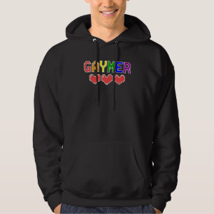 Funny Gaymer Gay Lgbt Pride Spaß Video Gamer Vin Hoodie
