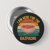 Funny Gazpacho Button (Vorne & Hinten)