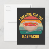 Funny Gazpacho Postkarte (Vorne/Hinten)