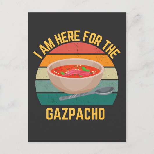 Funny Gazpacho Postkarte (Vorderseite)