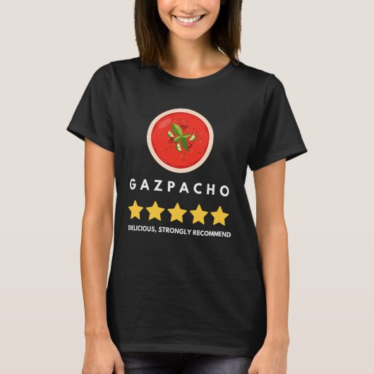 Funny Gazpacho Tomato Sou T-Shirt (Vorderseite)