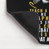 Funny geben einem Mann ein Fisch Fischer Zitat Fis Mousepad (Ecke)