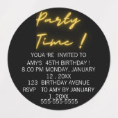 Funny Geburtsetikett Etiketten (Design 2)