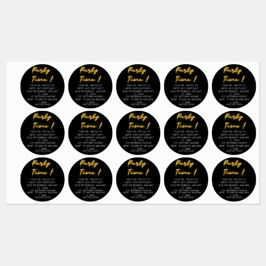 Funny Geburtsetikett Etiketten (Blatt)