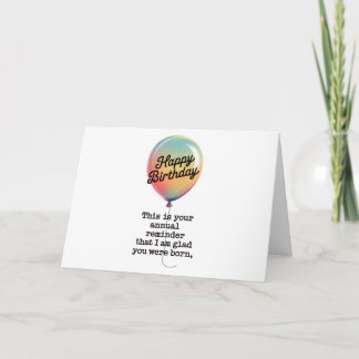Funny Geburtstag Ich bin froh, dass Sie Geboren wa Einladung