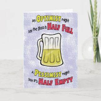Funny Geburtstagskarten: Bierphilosophie Karte