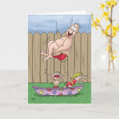 Funny Geburtstagskarten: Big Splash Karte (Gelbe Blume)