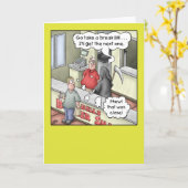 Funny Geburtstagskarten: Burger Bash 2 Karte (Gelbe Blume)