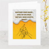 Funny Geburtstagskarten für Männer Karte (Gelbe Blume)