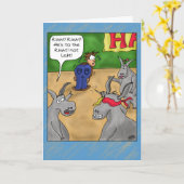 Funny Geburtstagskarten: GeburtstagsSchwanz Karte (Gelbe Blume)