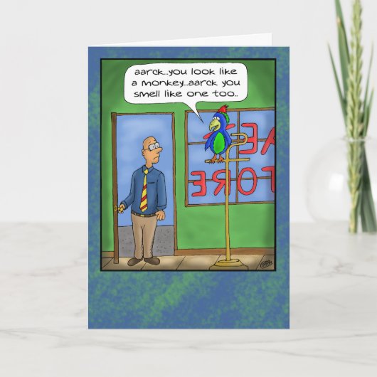 Funny Geburtstagskarten: Pet Shop Karte (Vorderseite)