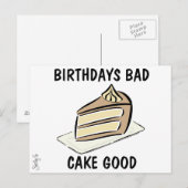 Funny Geburtstagskarten Postkarte (Vorne/Hinten)