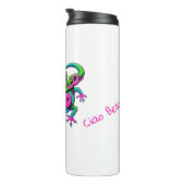 Funny Gecko Graphics Thermosbecher (Nach rechts gedreht)