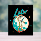 Funny Gecko Spater Acrylschild (Neutral)