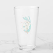 Funny Gecko Spater Glas (Rückseite)