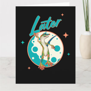 Funny Gecko Spater Karte
