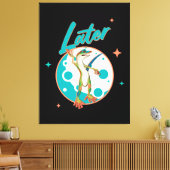 Funny Gecko Spater Leinwanddruck (Insitu (Wohnzimmer))