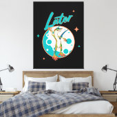 Funny Gecko Spater Leinwanddruck (Insitu (Schlafzimmer))